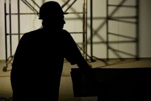 Construction worker silhouette